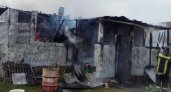 В Шацком районе жилой дом вспыхнул из-за которого замыкания