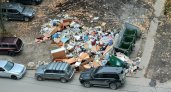 В Приокском микрорайоне рязанцы зафиксировали мусорный остров