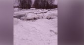 В Рязанской области произошло освобождение от воды низководного моста