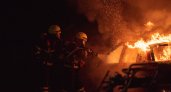 Ночью 20 января на проезде Машиностроителей в Рязани сгорел автомобиль