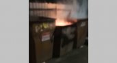 В Рязани на видео очевидцев попал пожар рядом с одной из школ