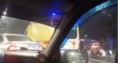 В Рязани недалеко от ТРЦ "Премьер" столкнулись три машины