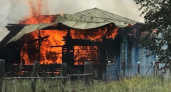 В Путятинском районе Рязанской области сгорел дом