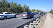 На Солотчинском шоссе из-за трех ДТП образовалась серьезная пробка