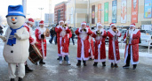 В Рязани по улицам города начал ездить «Новогодний экспресс»