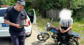 В Спас-Клепиках поймали 16-летнего водителя мопеда без прав