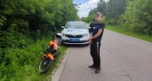 В Ряжске сотрудники ГИБДД остановили 13-летнего подростка на мопеде