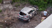 В Рязанской области автомобиль вылетел с ремонтируемого моста