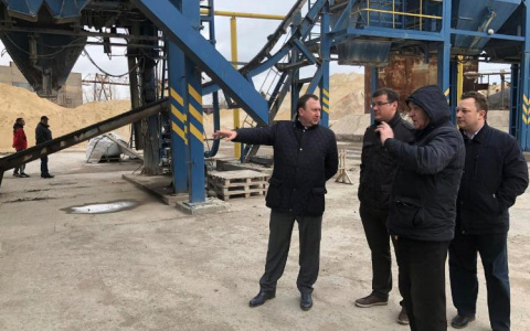 Сотрудники Минтранса проинспектировали рязанские асфальтобетонные заводы