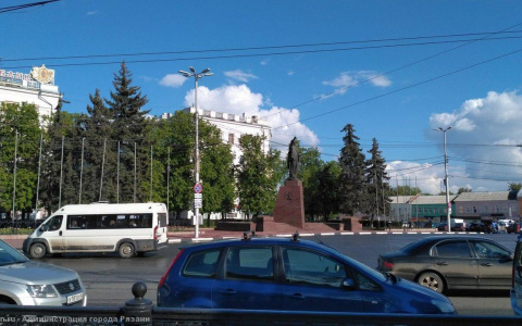 В Рязани перенесут остановку на площади Ленина