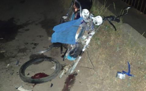 В селе Мушковатово два мотоцикла столкнулись лоб в лоб