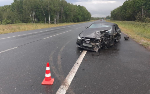 На трассе М5 «Урал» водитель Audi устроил массовую аварию