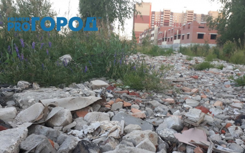 Народный контроль: в Дашково-Песочне образовалась стихийная свалка строительного мусора
