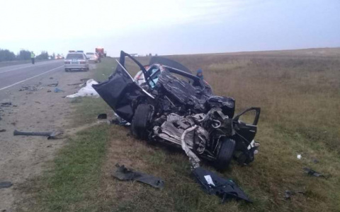 Смертельное ДТП в Рязанской области: водитель мерседеса уснул за рулем и врезался в фуру