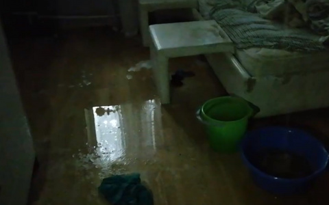 Уже второй дом в Рязани затопило при включении отопления