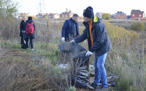 Собрали почти 100 мешков мусора: активисты прошлись по берегу Борковского карьера