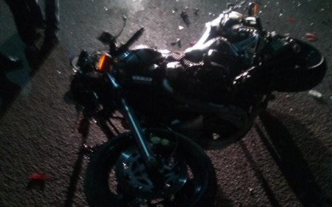 Авария на Московском шоссе: у мотоциклиста не было прав