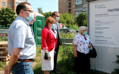 Благоустройство Комсомольского парка: депутаты гордумы проверили ход работ