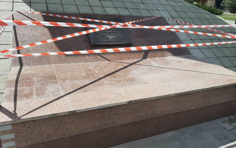 В Московском районе восстановили памятник Георгию Победоносцу