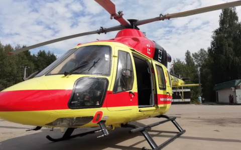 В Рязани санитарный вертолет совершил первый полет
