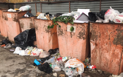 Народный контроль: мусоровоз "Эко-Пронска" сливает возле домов вонючую жижу