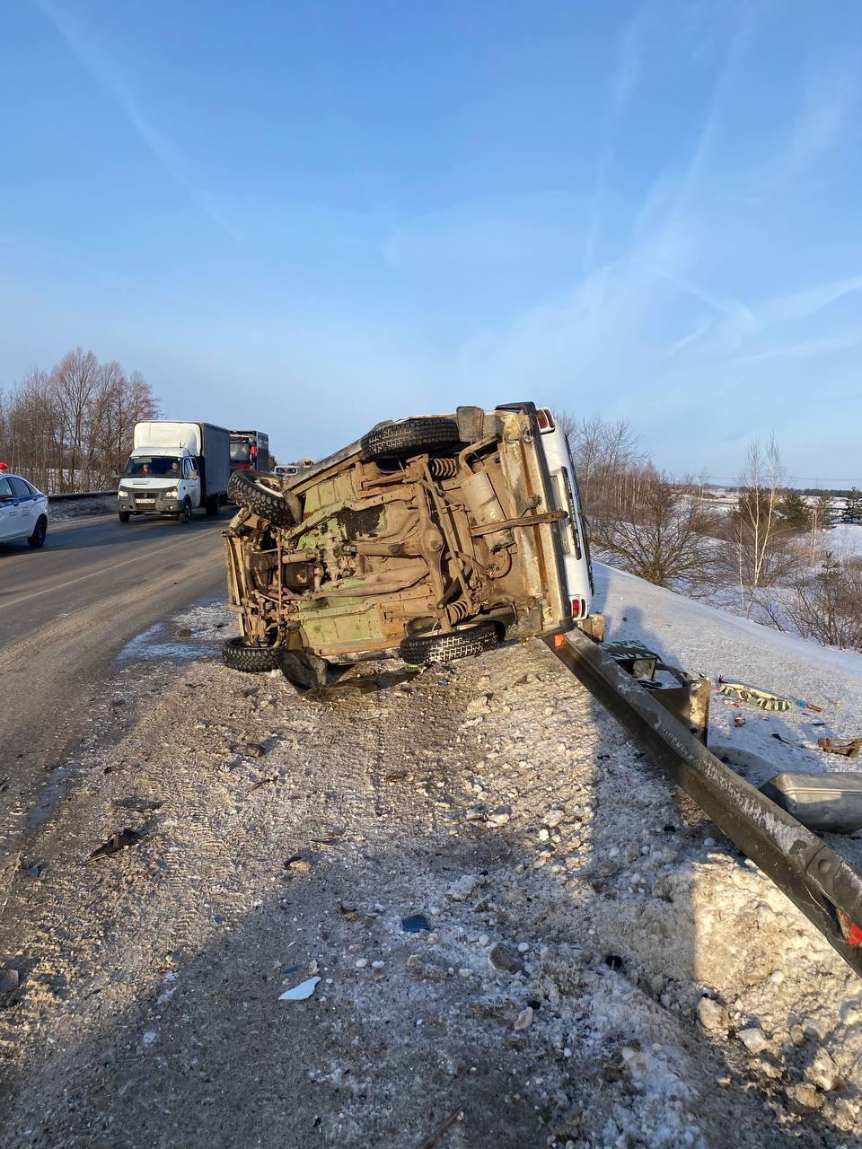 В ДТП на трассе под Рязанью травмы получили три человека